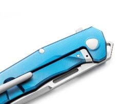 Lionsteel Q4ttro - Blue Titanium Çakı