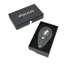 Xikar Xi2 Plastik Puro Kesici Karbon Desen Silver Bıçaklı