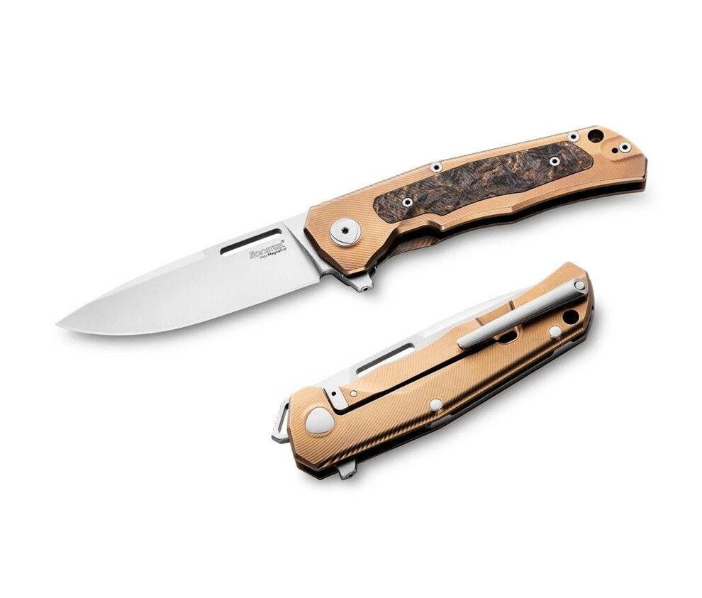 Lionsteel Q4ttro - Bronze Titanium Çakı