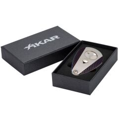 Xikar Xi3 Karbon Fiber Siyah Puro Kesici Silver Bıçaklı