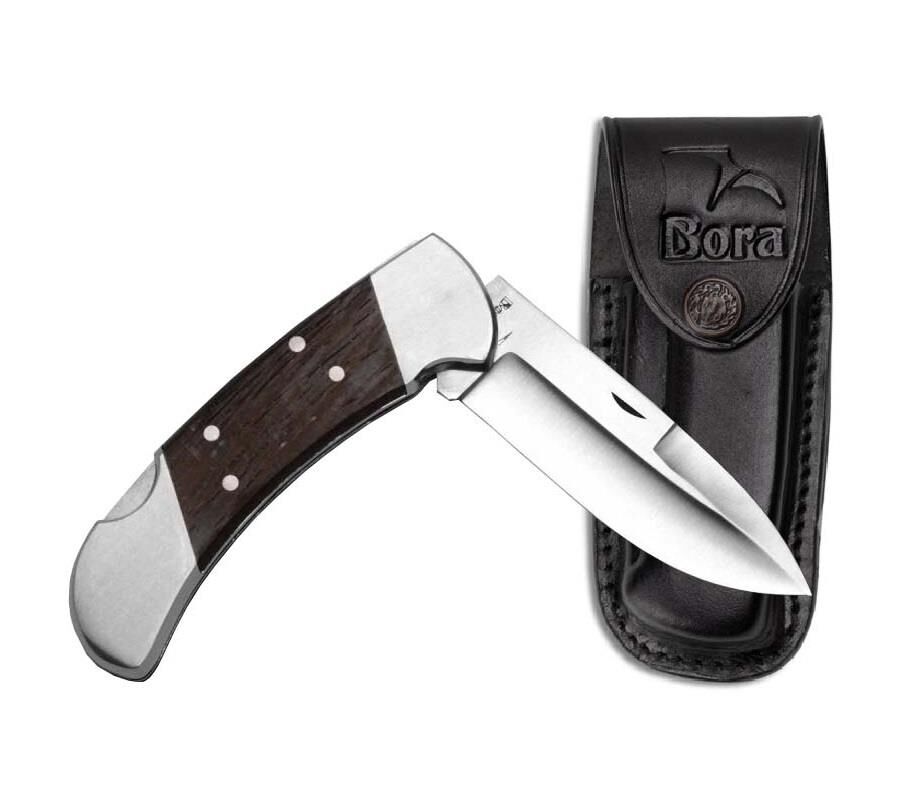 Bora 204 WP Büyük Boy İnce Yuvarlak Uçlu Wenge Saplı Çakı