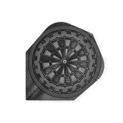 Harrows Quadro Dart Flights Gri