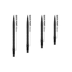 Harrows Micro Ridge Quick Points (QP) Black