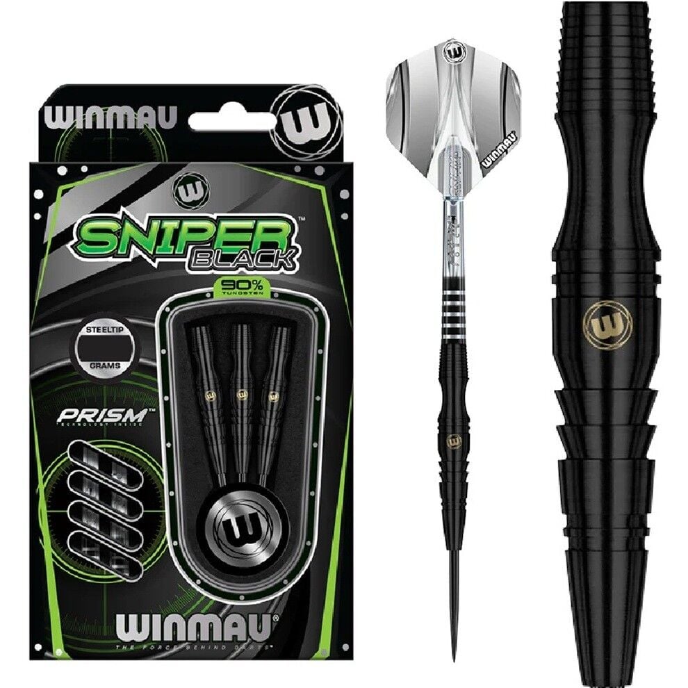 Winmau Sniper Black %90 Tungsten Çelik Uçlu Dart Oku