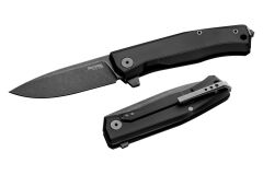 Lionsteel MT01A BB Myto Old Black M390 Blade, Black Aluminium Handle Çakı