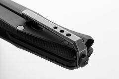 Lionsteel MT01A BB Myto Old Black M390 Blade, Black Aluminium Handle Çakı