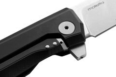 Lionsteel MT01A BS Myto Stone Washed M390 Blade, Black Aluminium Handle Çakı