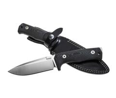 Lionsteel T5 Satin-finished blade Black micarta Bıçak