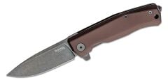 Lionsteel MT01A EB Myto Old Black M390 Blade, Earth Brown Aluminium Handle Çakı