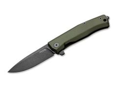 Lionsteel MT01A GB Myto Old Black M390 Blade, Green Aluminium Handle Çakı