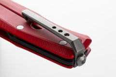Lionsteel MT01A RS Myto Stone Washed M390 Blade, Red Aluminium Handle Çakı
