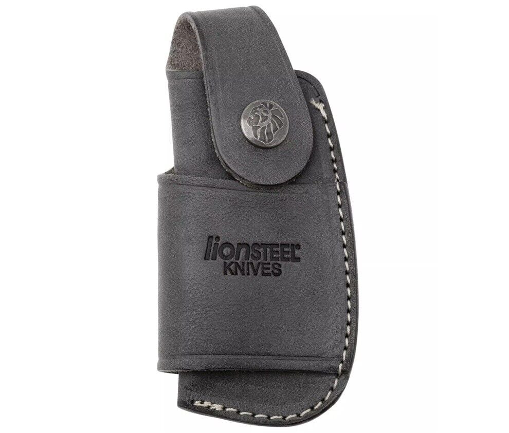 Lionsteel Yatay/Dikey Çoklu Taşıma Deri Kemer Kılıfı - Mavi