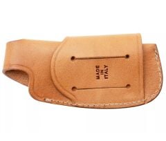Lionsteel Yatay/Dikey Çoklu Taşıma Deri Kemer Kılıfı - Açık Kahverengi