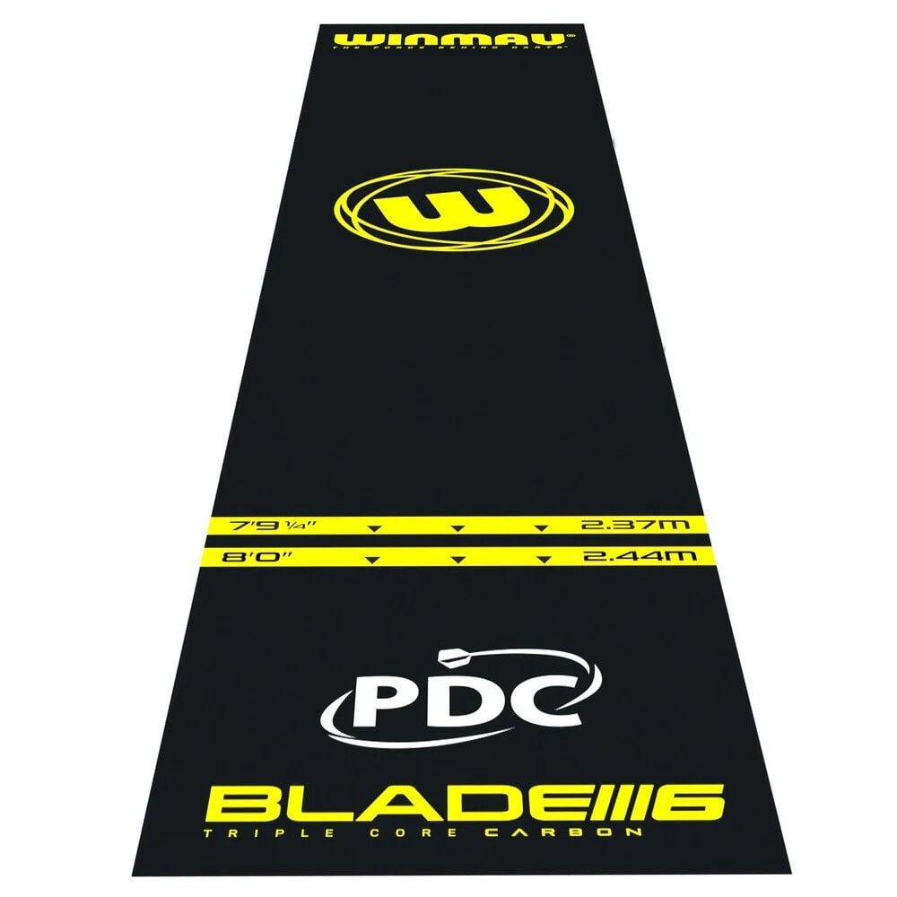 Winmau Pro Zone Essential PVC Black Dart Matı