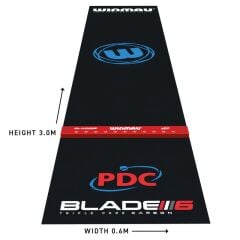 Winmau Pro Zone Precision PVC Dart Matı ve Entegre Oche