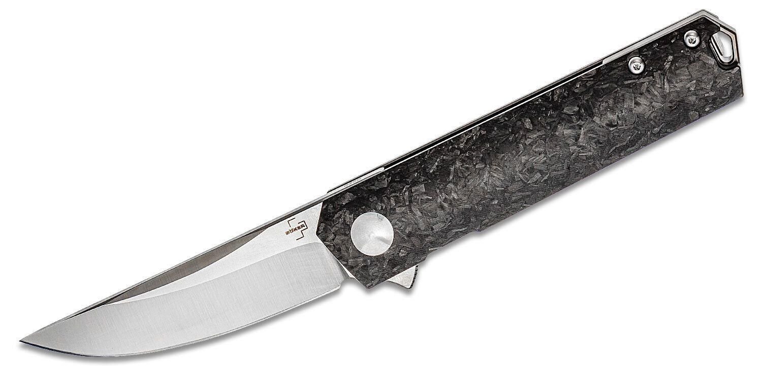 Böker Plus Kwaiken Compact Flipper Marble Carbon Çakı