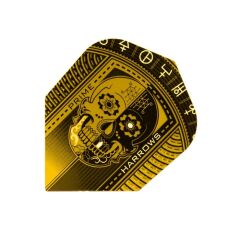 Harrows Prime - Gold Skull Dart Flight