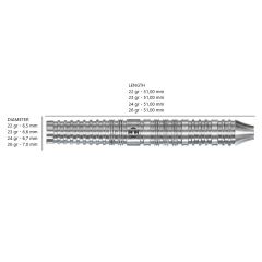 Harrows NX90 Parallel %90 Tungsten Dart Oku