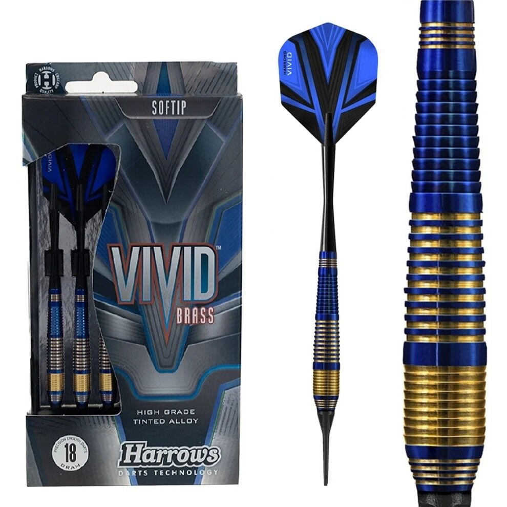 Harrows Vivid Brass Soft Tip Darts