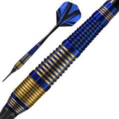Harrows Vivid Brass Soft Tip Darts Mavi - 18