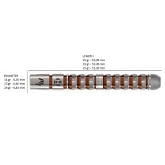 Harrows Luke Woodhouse Series 3 Quick Point %90 Tungsten Dart Oku