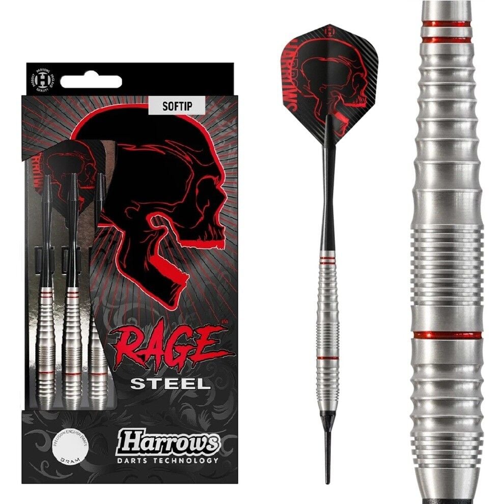 Harrows Rage Steel Soft Tip Darts