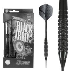 Harrows Black Arrow Knurled Soft Tip Darts