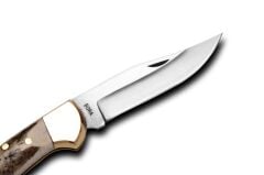 Bora 202 BG Orta Boy Kilitli Geyik Boynuzu Saplı Çakı