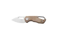 MKM Isonzo M390 Clip Point Natural Canvas Çakı