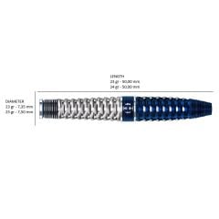Harrows GEO 02 Quick Point %90 Tungsten Dart Oku
