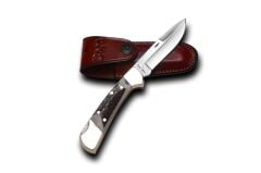 Bora 203 BG Orta Boy İnce Yuvarlak Uçlu Boynuz Saplı Çakı