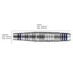 Harrows Vespa Brass Soft Tip Darts