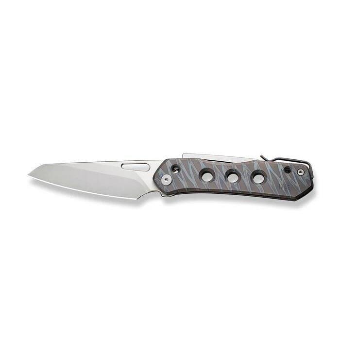 We Knife Vision R Titanium Tiger Stripe Pattern Flamed Çakı
