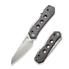 We Knife Vision R Titanium Tiger Stripe Pattern Flamed Çakı