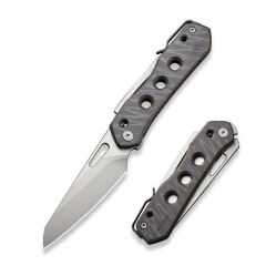 We Knife Vision R Titanium Tiger Stripe Pattern Flamed Çakı