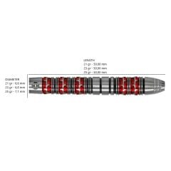 Harrows Damon Heta Series 3 %90 Tungsten Dart Oku
