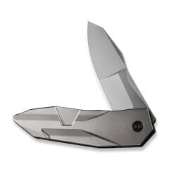 We Knife Solid Titanium Grey Bead Blasted Çakı