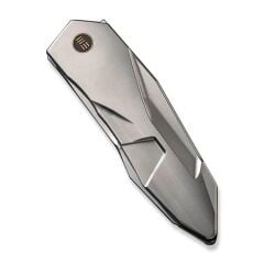 We Knife Solid Titanium Grey Bead Blasted Çakı