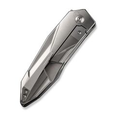 We Knife Solid Titanium Grey Bead Blasted Çakı