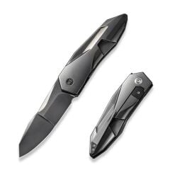 We Knife Solid Titanium Black Bead Blasted Çakı