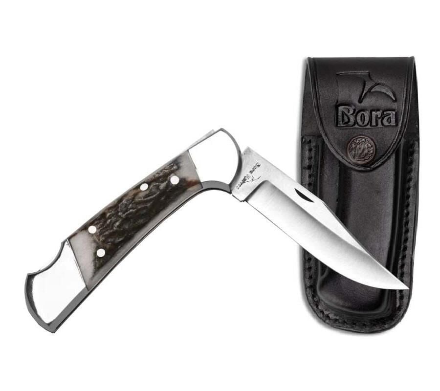 Bora 202 BP Orta Boy Geyik Boynuzu Saplı Çakı