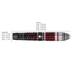Harrows Ryan Searle Series 2 %90 Tungsten Dart Oku