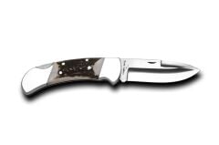 Bora 204 BP Büyük Boy İnce Yuvarlak Uçlu Boynuz Saplı Çakı