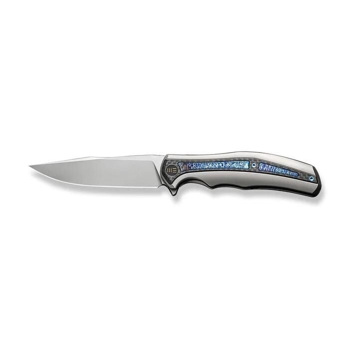 We Knife Zonda Titanium Grey Twill CF Flamed Çakı