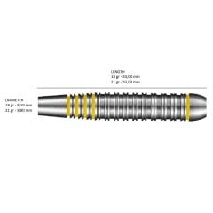 Harrows Chizzy High Grade Alloy Soft Tip Darts