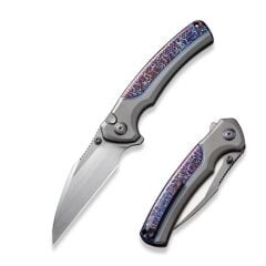 We Knife Ziffius Ltd Titanium Grey Flamed Çakı