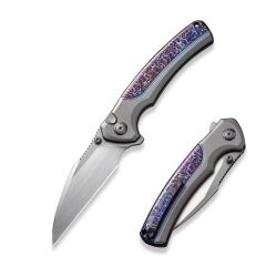 We Knife Ziffius Ltd Titanium Grey Flamed Çakı