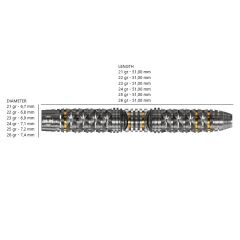 Harrows Opus %90 Tungsten Dart Oku