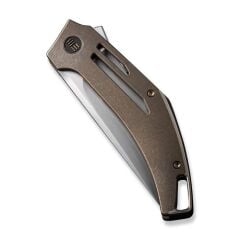 We Knife Speedliner Titanium Bronze Frame Lock Çakı