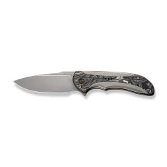 We Knife Equivik Titanium Grey Aluminum Foil CF Çakı